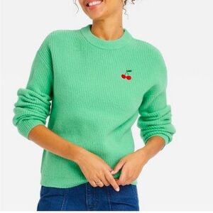 Target A New Day Crewneck Green Sweater
